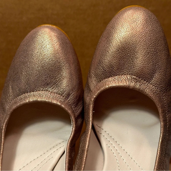Bronze metallic Clark’s Grace Eva chunky heel shoes, size 7.5, comfortable - Picture 7 of 12